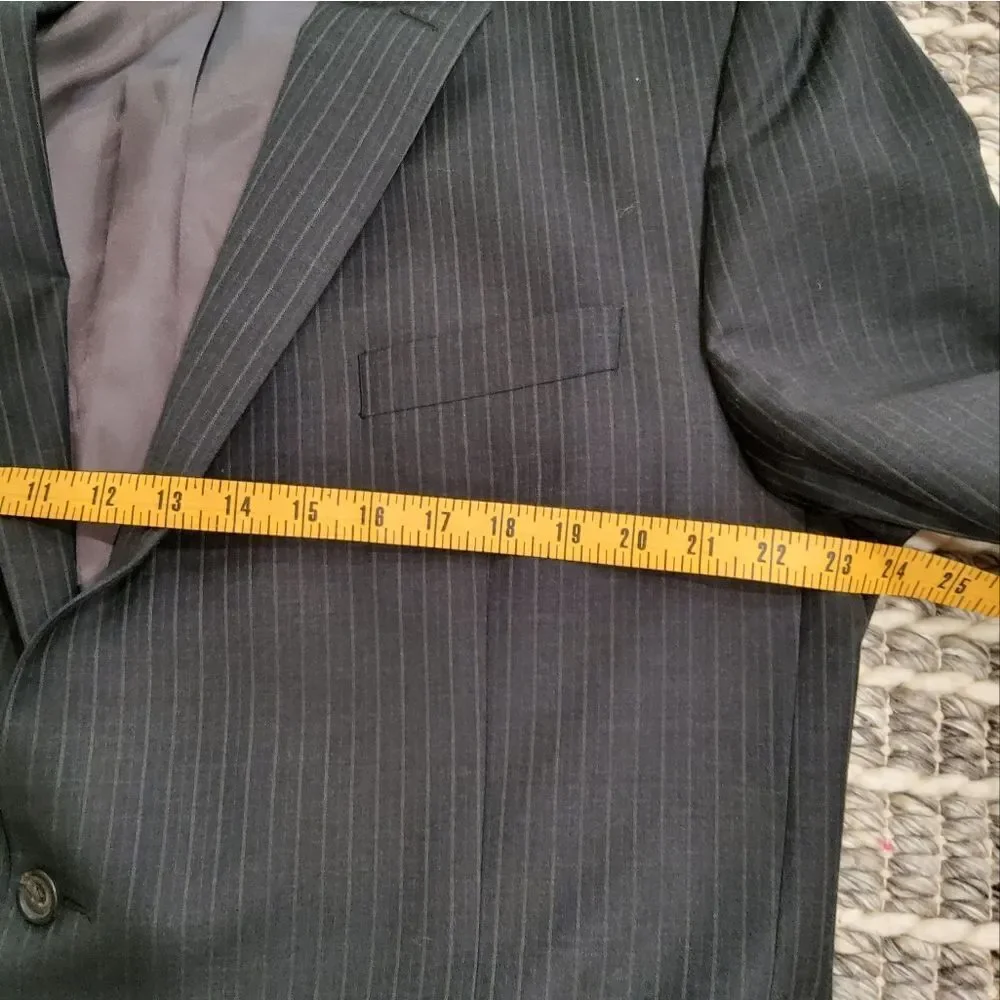 Lauren Ralph Lauren Striped Jacket Blazer Size 46 L